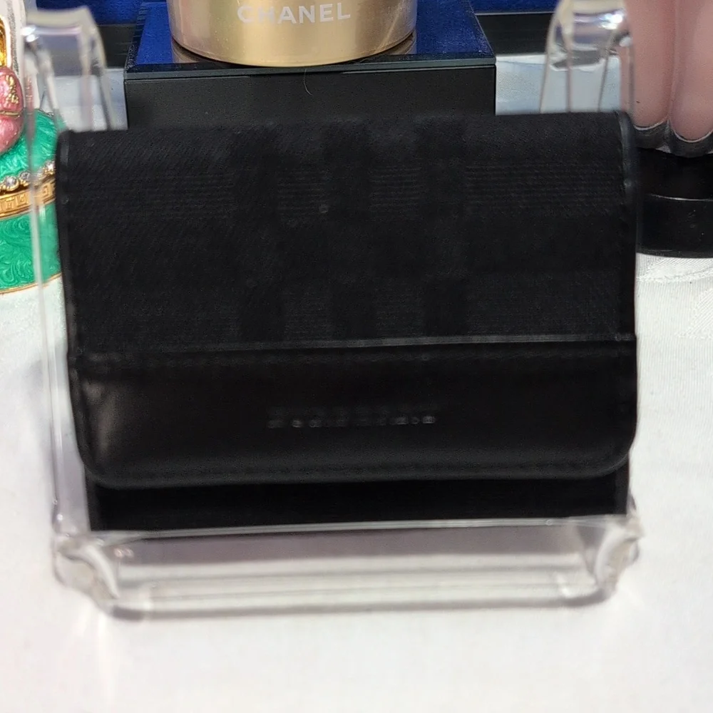 Burberry Black Canvas And Leather Card Case/Wallet - Picture 2 of 9